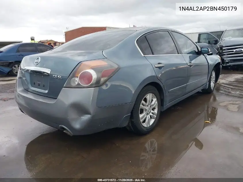 1N4AL2AP2BN450179 2011 Nissan Altima 2.5 S
