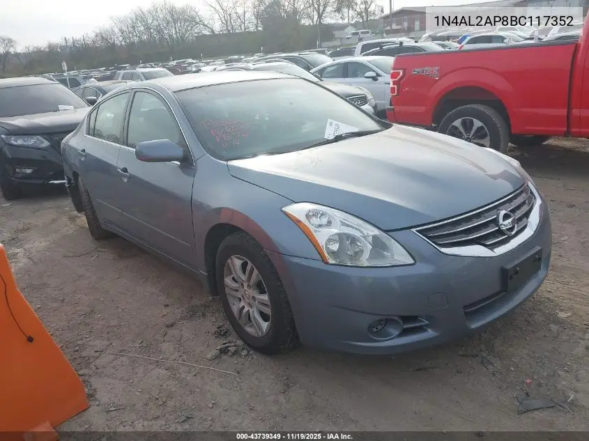 1N4AL2AP8BC117352 2011 Nissan Altima 2.5 S
