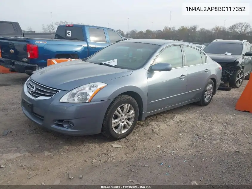 1N4AL2AP8BC117352 2011 Nissan Altima 2.5 S