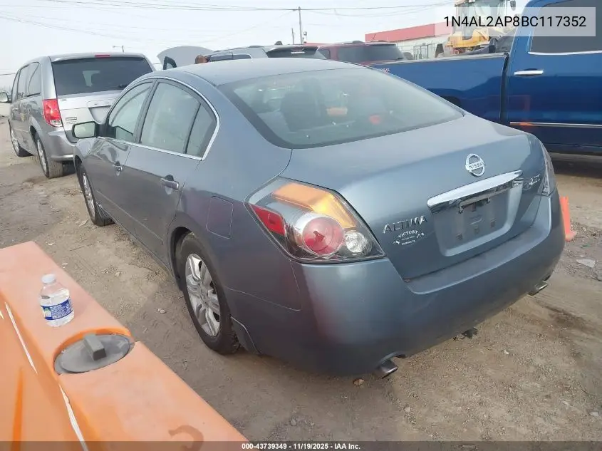 1N4AL2AP8BC117352 2011 Nissan Altima 2.5 S