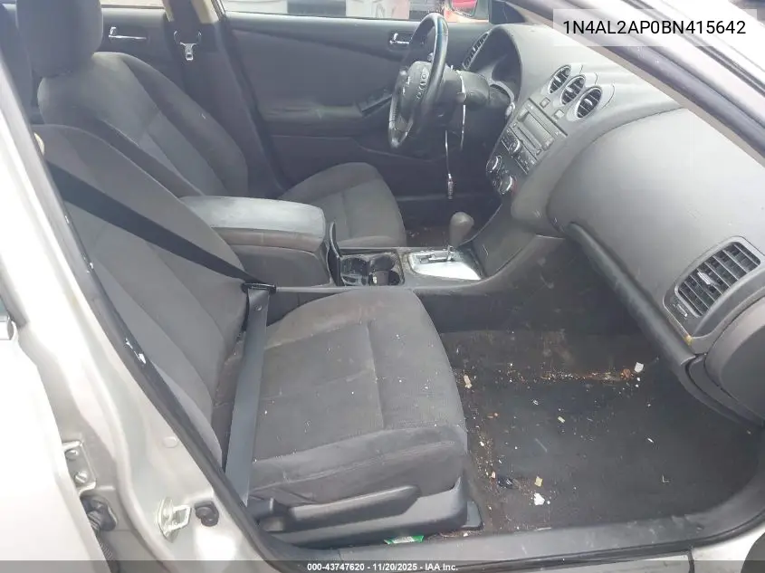 1N4AL2AP0BN415642 2011 Nissan Altima 2.5 S