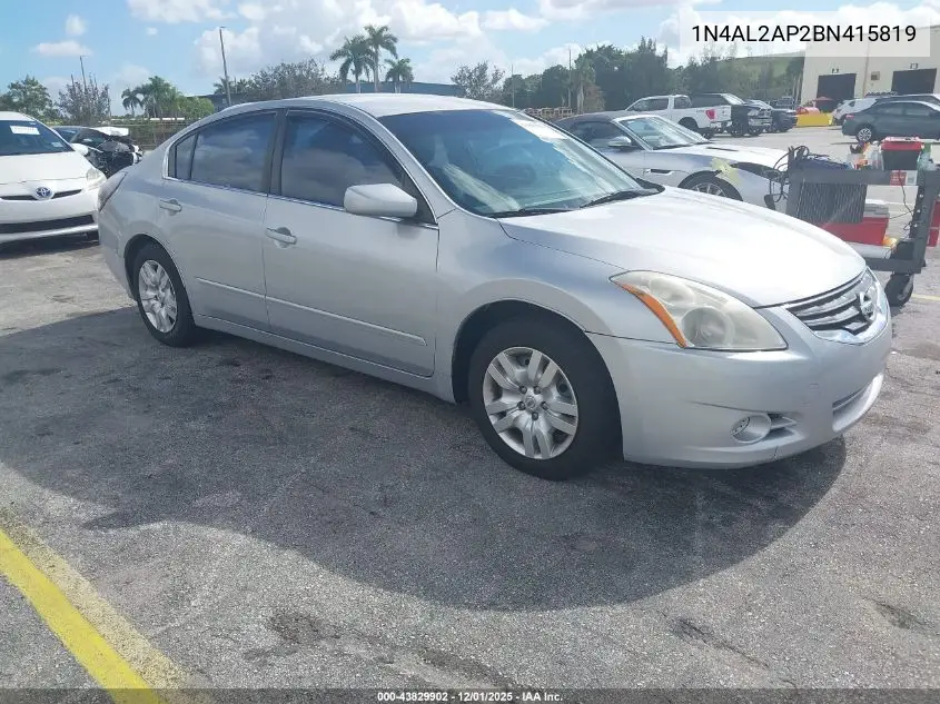 1N4AL2AP2BN415819 2011 Nissan Altima 2.5
