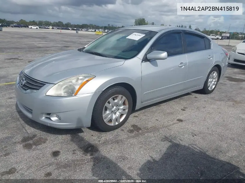 1N4AL2AP2BN415819 2011 Nissan Altima 2.5