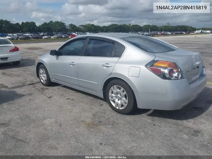 1N4AL2AP2BN415819 2011 Nissan Altima 2.5
