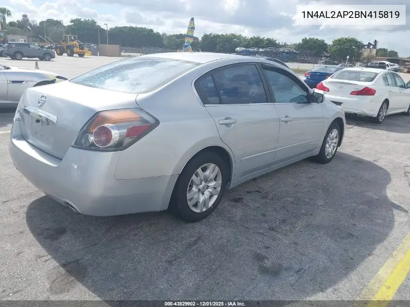 1N4AL2AP2BN415819 2011 Nissan Altima 2.5
