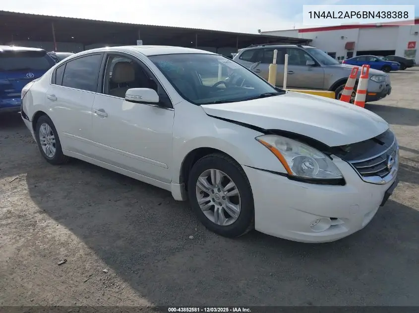 1N4AL2AP6BN438388 2011 Nissan Altima 2.5 S