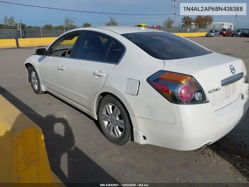 1N4AL2AP6BN438388 2011 Nissan Altima 2.5 S