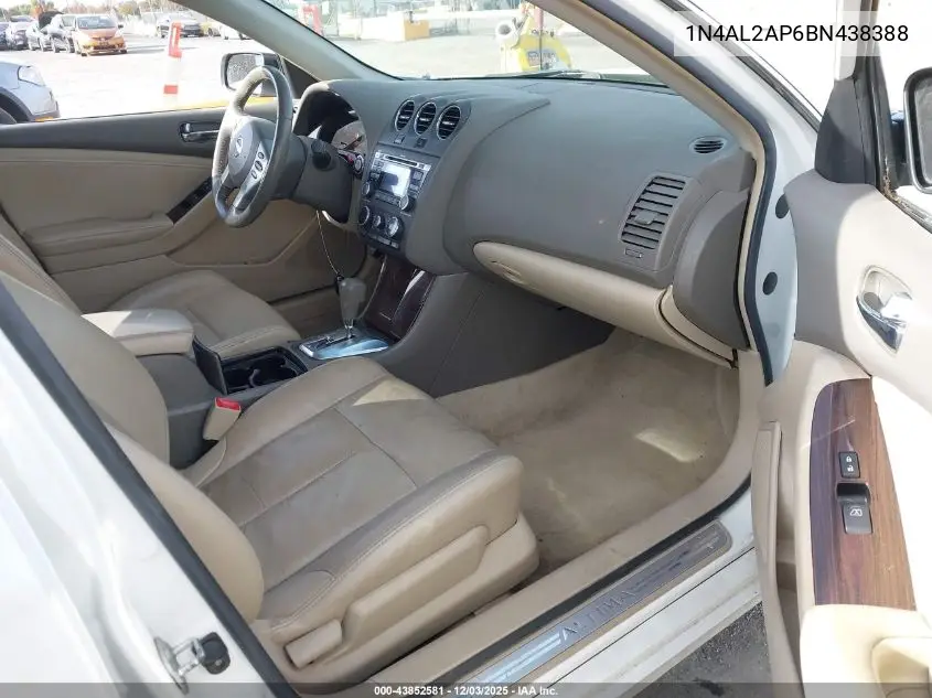 1N4AL2AP6BN438388 2011 Nissan Altima 2.5 S