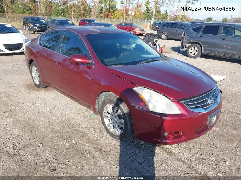 1N4AL2AP0BN464386 2011 Nissan Altima 2.5 S