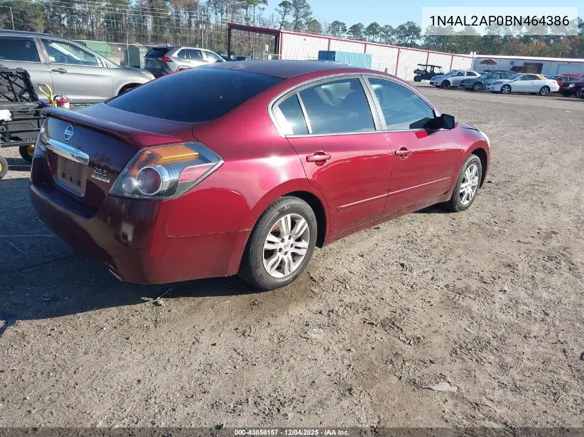 1N4AL2AP0BN464386 2011 Nissan Altima 2.5 S