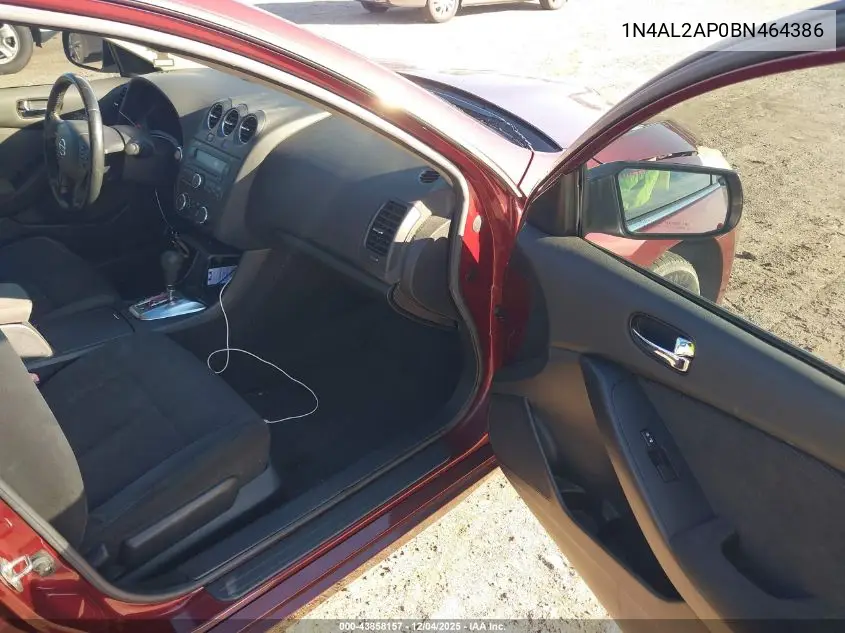 1N4AL2AP0BN464386 2011 Nissan Altima 2.5 S