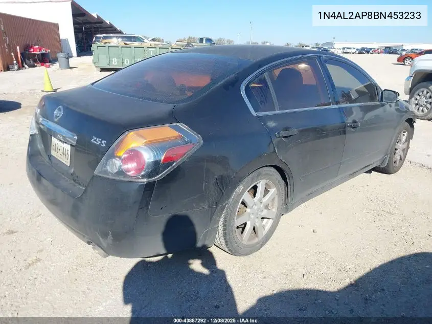 1N4AL2AP8BN453233 2011 Nissan Altima 2.5 S