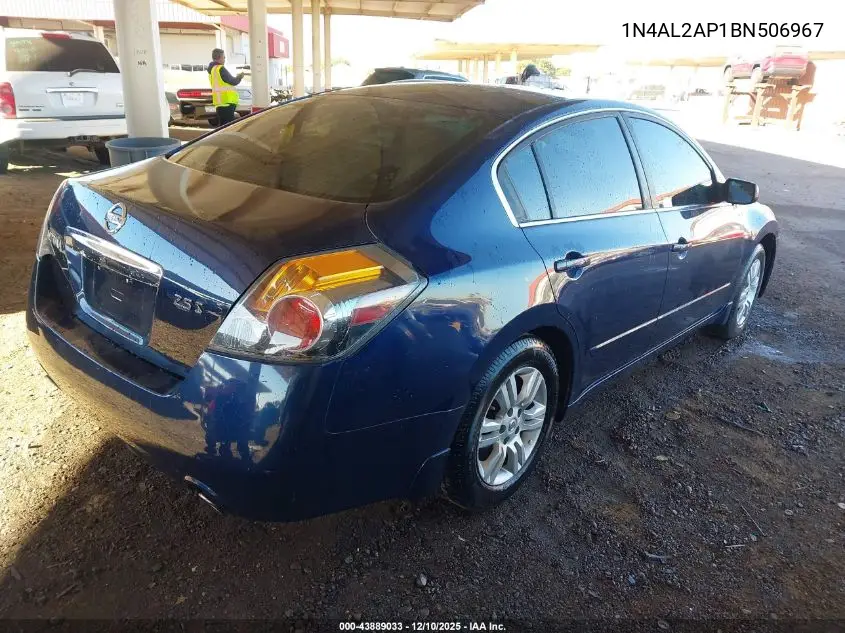 1N4AL2AP1BN506967 2011 Nissan Altima 2.5 S