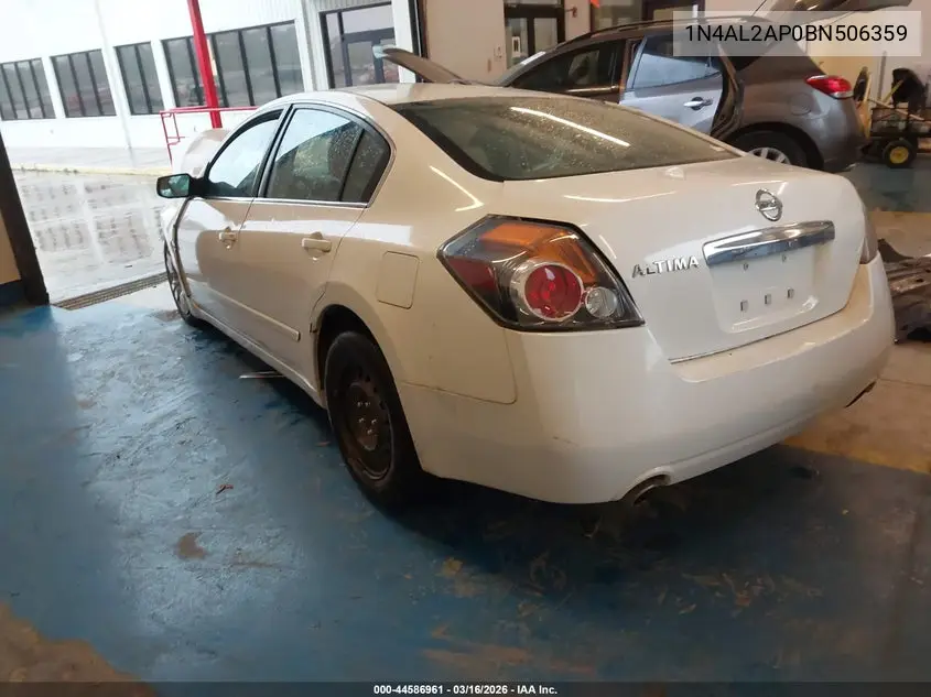 1N4AL2AP0BN506359 2011 Nissan Altima 2.5