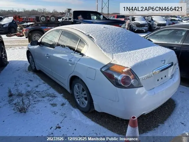 1N4AL2AP6CN466421 2012 Nissan Altima 2.5 S