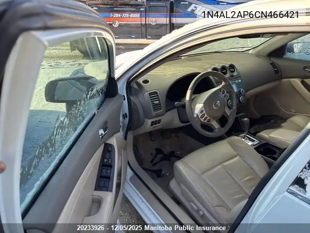 1N4AL2AP6CN466421 2012 Nissan Altima 2.5 S