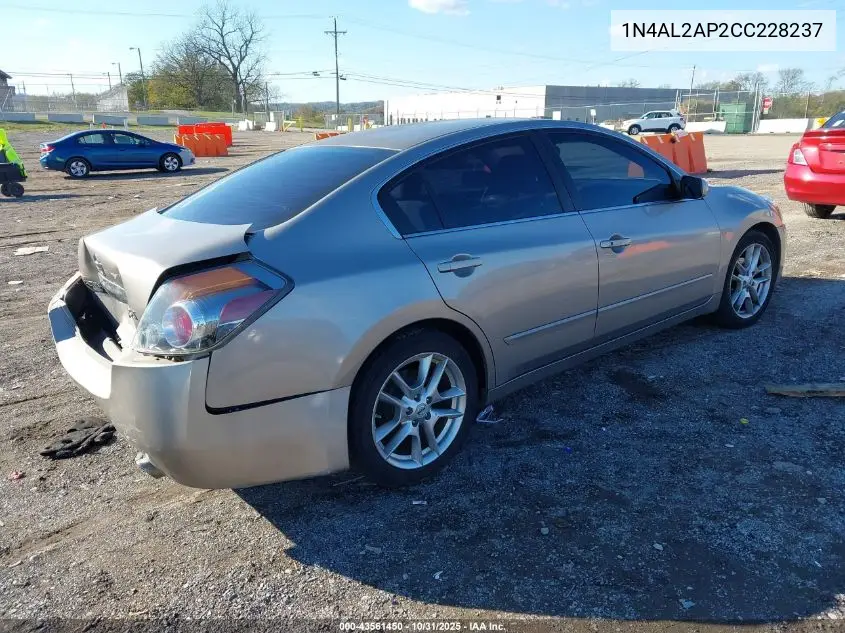 1N4AL2AP2CC228237 2012 Nissan Altima 2.5 S