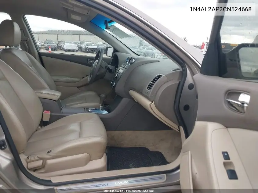 1N4AL2AP2CN524668 2012 Nissan Altima 2.5 S