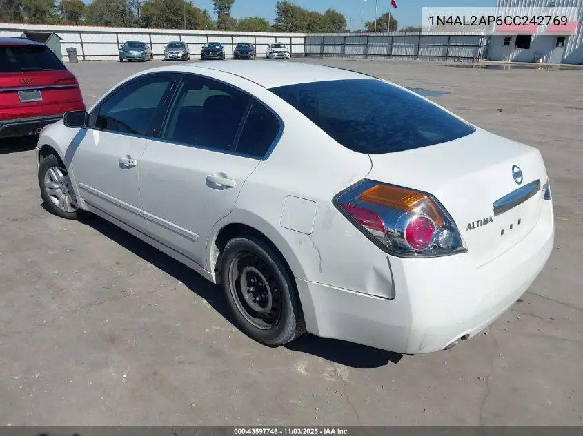 1N4AL2AP6CC242769 2012 Nissan Altima 2.5 S