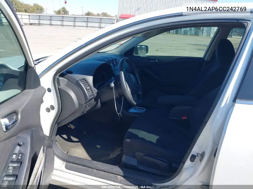 1N4AL2AP6CC242769 2012 Nissan Altima 2.5 S