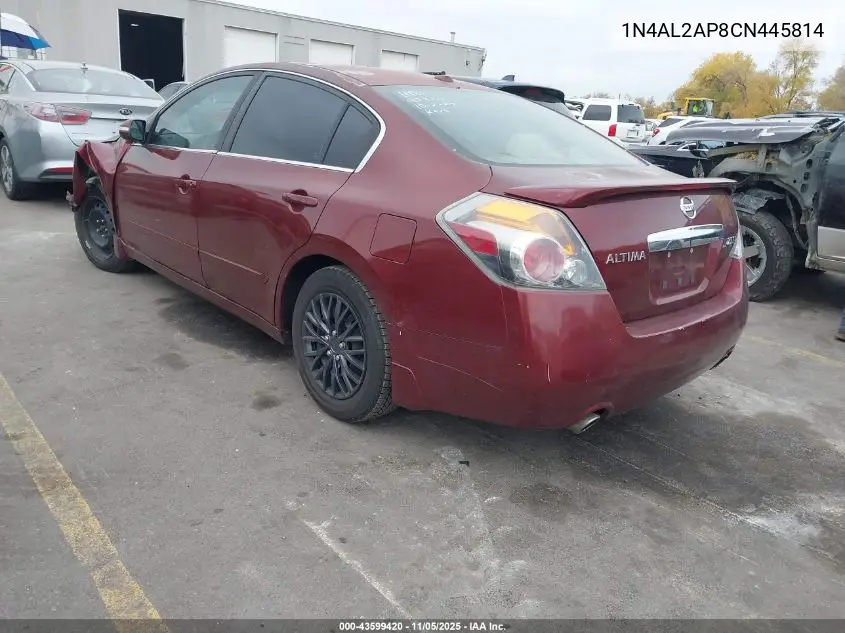 1N4AL2AP8CN445814 2012 Nissan Altima 2.5 S