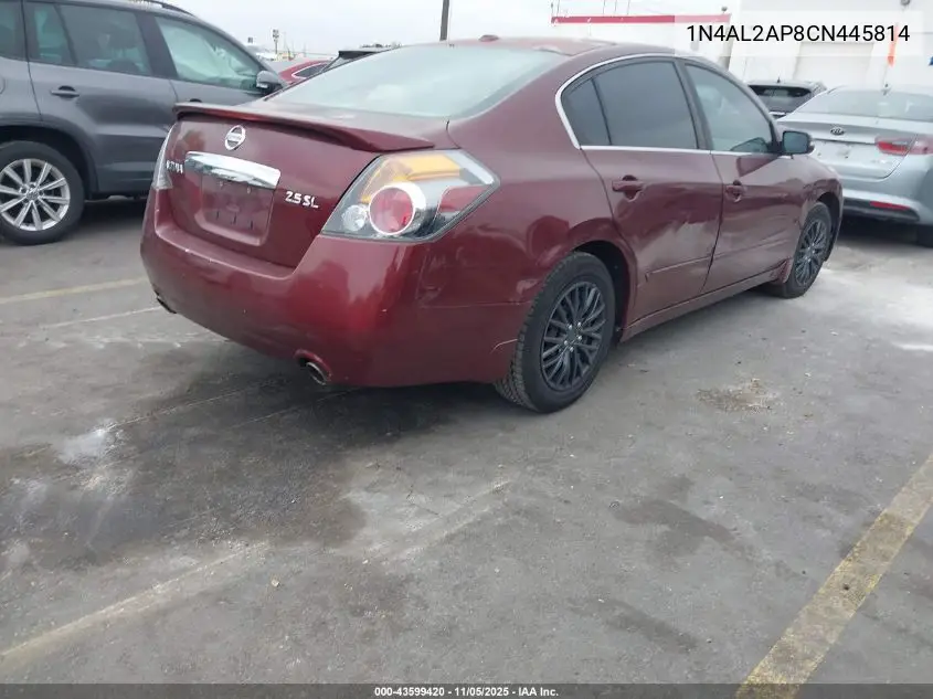 1N4AL2AP8CN445814 2012 Nissan Altima 2.5 S