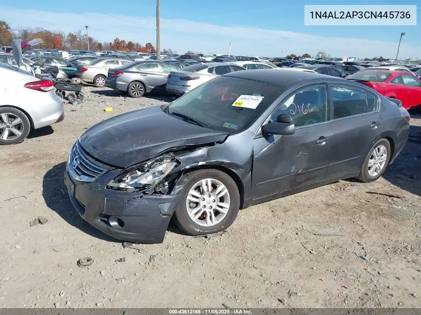 1N4AL2AP3CN445736 2012 Nissan Altima 2.5 S