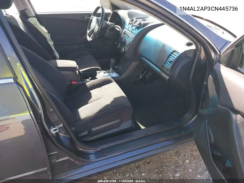 1N4AL2AP3CN445736 2012 Nissan Altima 2.5 S