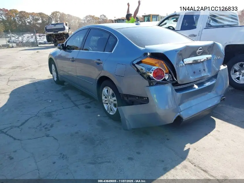 1N4AL2AP1CC126833 2012 Nissan Altima 2.5 S