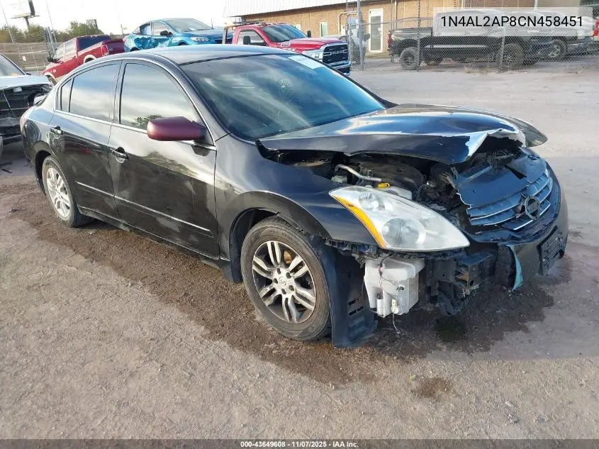 1N4AL2AP8CN458451 2012 Nissan Altima 2.5 S