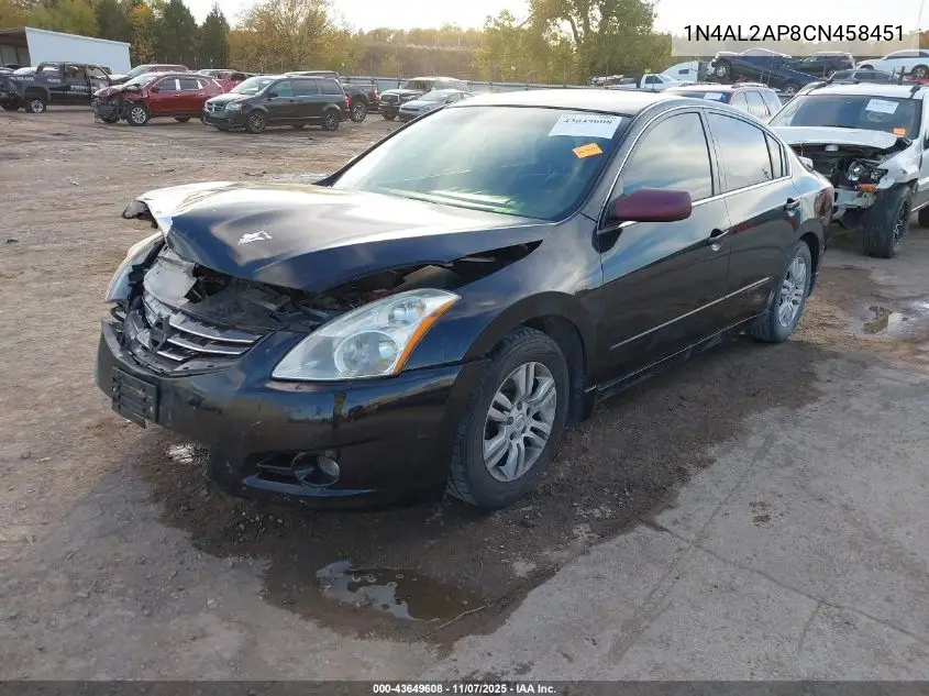 1N4AL2AP8CN458451 2012 Nissan Altima 2.5 S