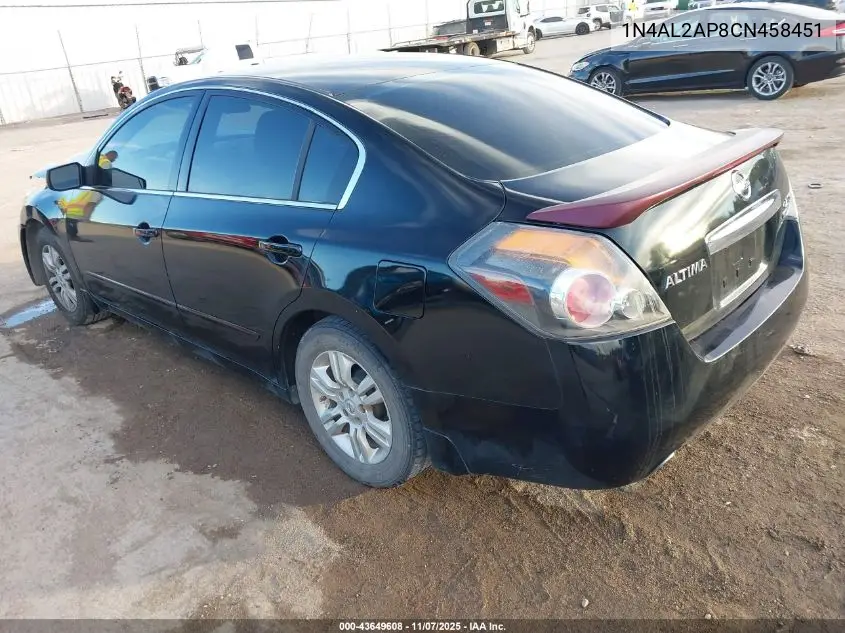 1N4AL2AP8CN458451 2012 Nissan Altima 2.5 S