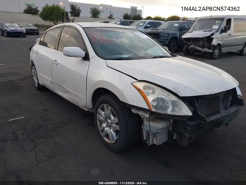 1N4AL2AP8CN574362 2012 Nissan Altima 2.5 S