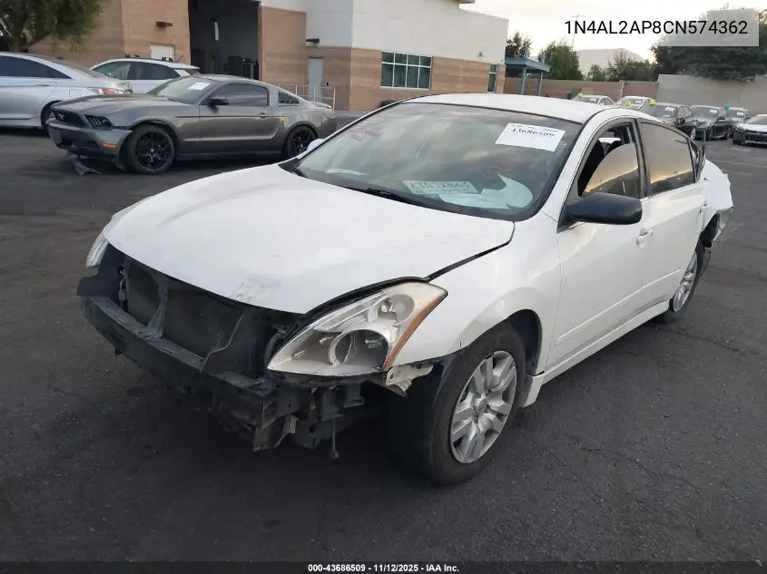 1N4AL2AP8CN574362 2012 Nissan Altima 2.5 S