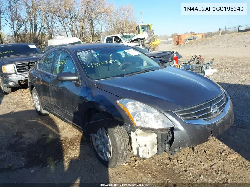 1N4AL2AP0CC195349 2012 Nissan Altima 2.5 S