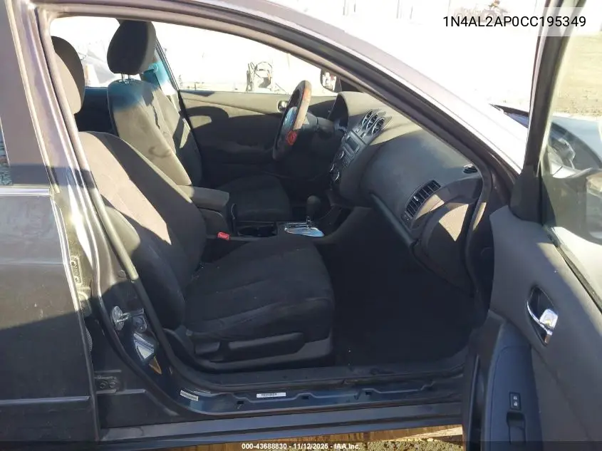 1N4AL2AP0CC195349 2012 Nissan Altima 2.5 S