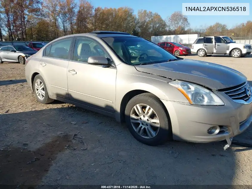 1N4AL2APXCN536518 2012 Nissan Altima 2.5 S