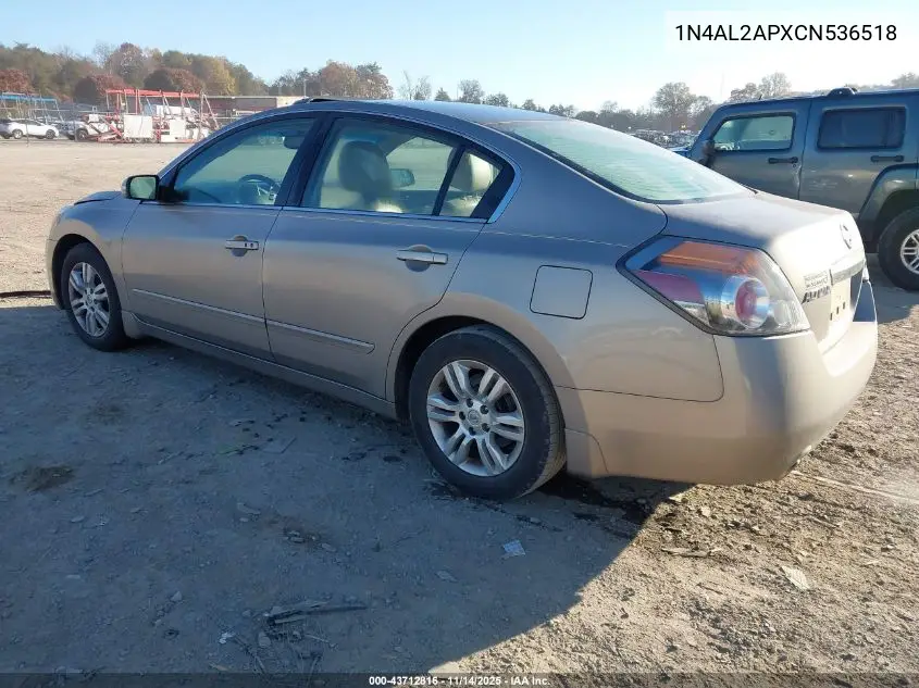 1N4AL2APXCN536518 2012 Nissan Altima 2.5 S