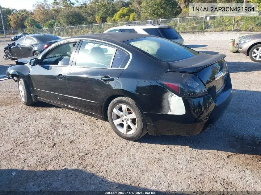 1N4AL2AP3CN421954 2012 Nissan Altima 2.5 S