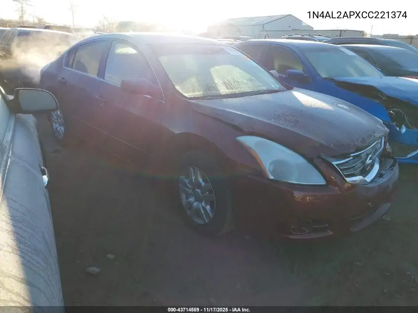 1N4AL2APXCC221374 2012 Nissan Altima 2.5 S