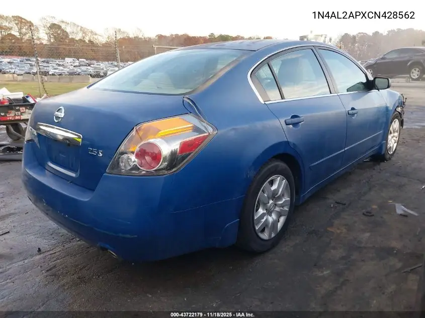 1N4AL2APXCN428562 2012 Nissan Altima 2.5 S