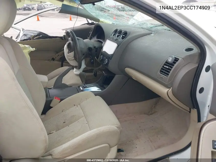 1N4AL2EP3CC174909 2012 Nissan Altima 2.5 S