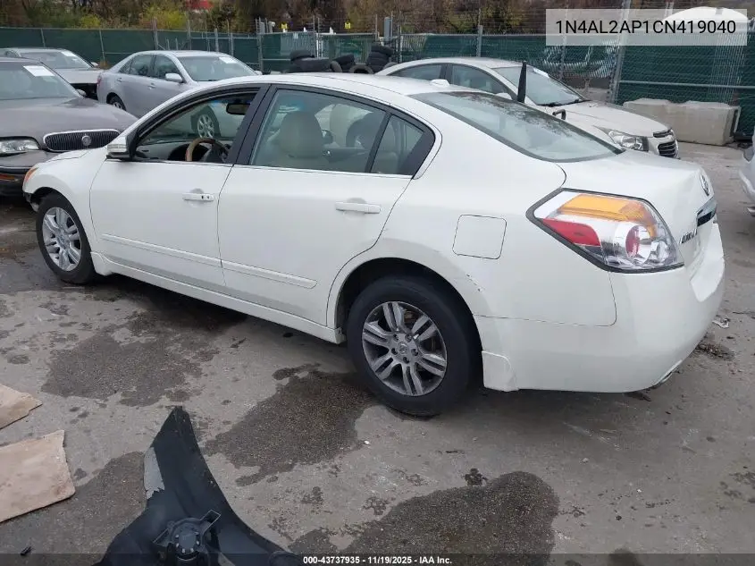 1N4AL2AP1CN419040 2012 Nissan Altima 2.5 S