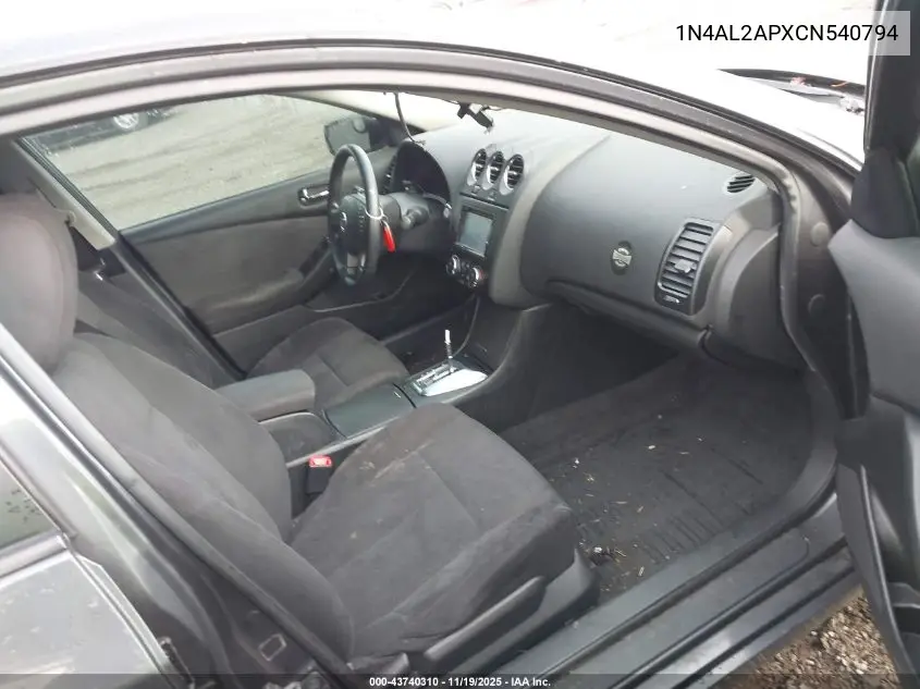 1N4AL2APXCN540794 2012 Nissan Altima 2.5 S