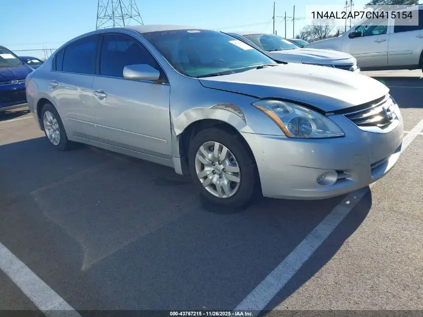 1N4AL2AP7CN415154 2012 Nissan Altima 2.5 S