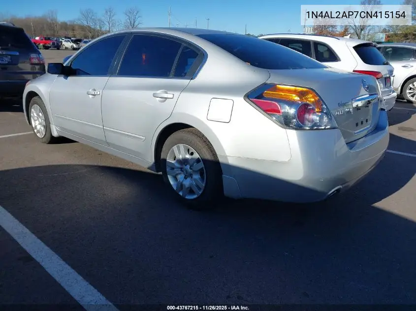 1N4AL2AP7CN415154 2012 Nissan Altima 2.5 S