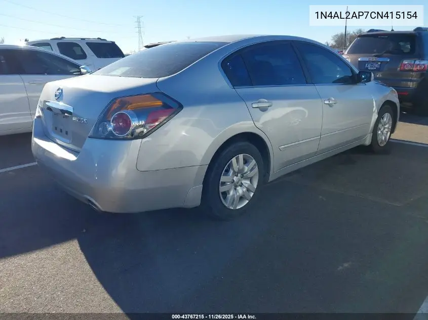 1N4AL2AP7CN415154 2012 Nissan Altima 2.5 S