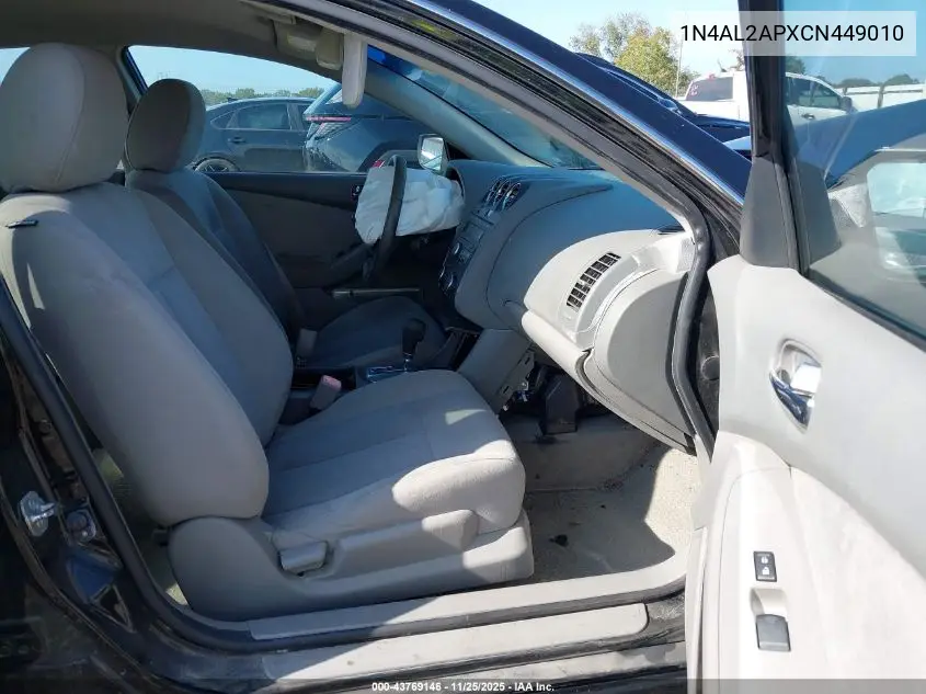1N4AL2APXCN449010 2012 Nissan Altima 2.5 S