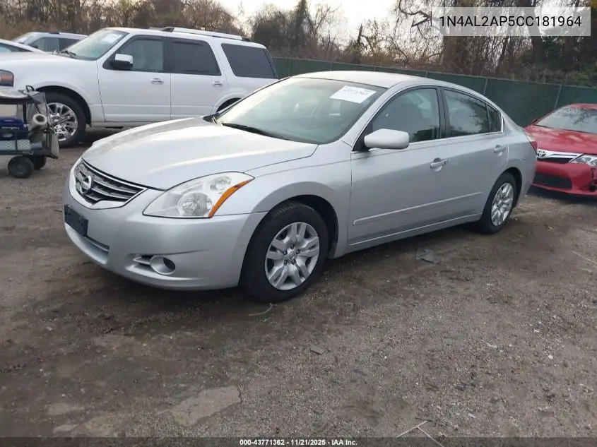 1N4AL2AP5CC181964 2012 Nissan Altima 2.5 S