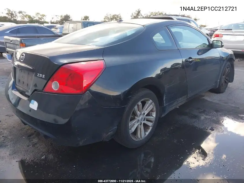 1N4AL2EP1CC212721 2012 Nissan Altima 2.5 S
